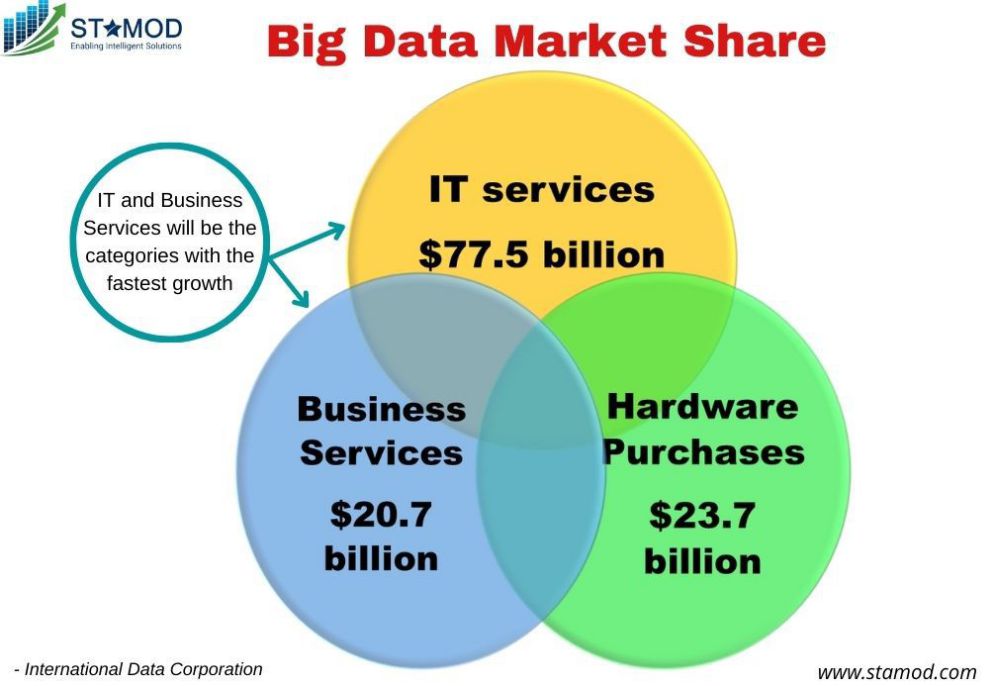 Big data market share
