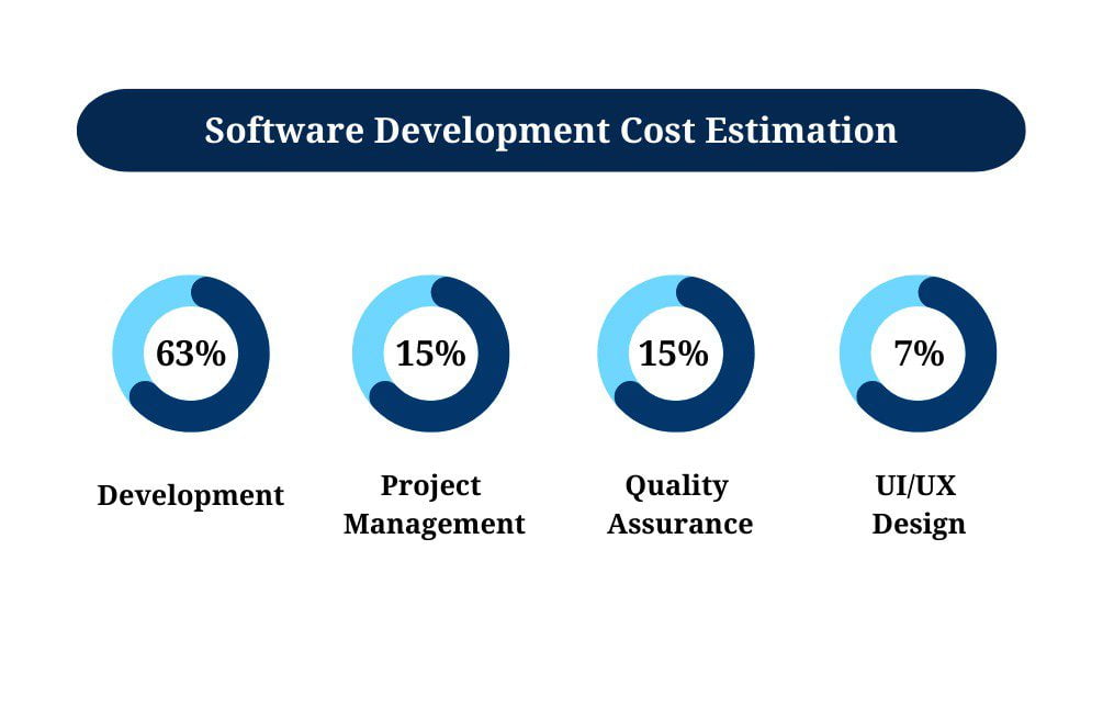 cost estimation of developing custom software
